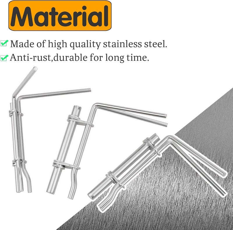 Bentolin 3PCS Hydraulic Cylinder Piston Rod Seal U-Cup Installation Tool Kit Set Universal J05321 (S/M/L) - Image 2